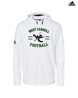 West Carroll HS Football Curve - Mens Adidas Hoodie