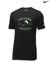 West Carroll HS Football Curve - Mens Nike Cotton Poly Tee