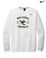West Carroll HS Football Curve - Mens Nike Crewneck