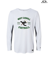 West Carroll HS Football Curve - Mens Oakley Longsleeve
