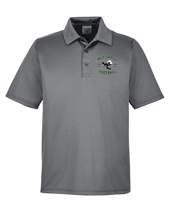 West Carroll HS Football Curve - Mens Polo