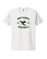 West Carroll HS Football Curve - Mens Select Cotton T-Shirt