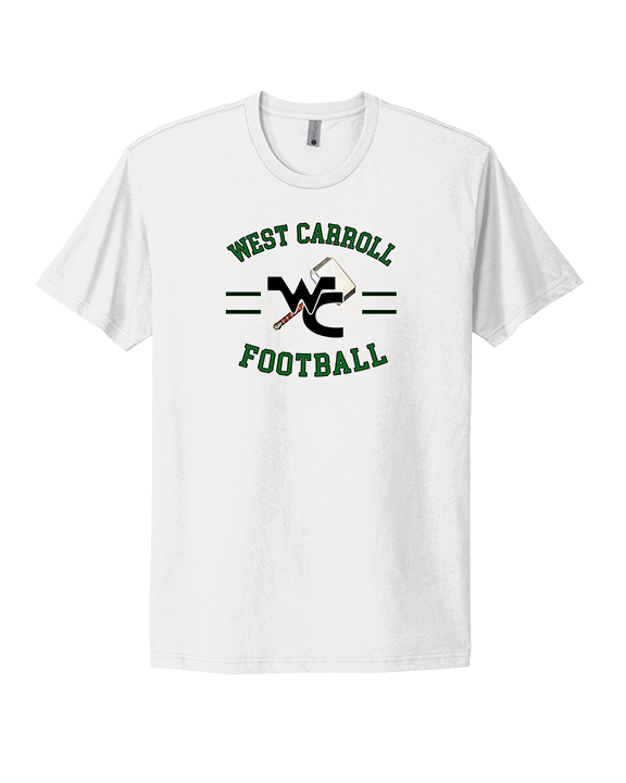 West Carroll HS Football Curve - Mens Select Cotton T-Shirt