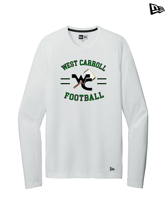 West Carroll HS Football Curve - New Era Performance Long Sleeve