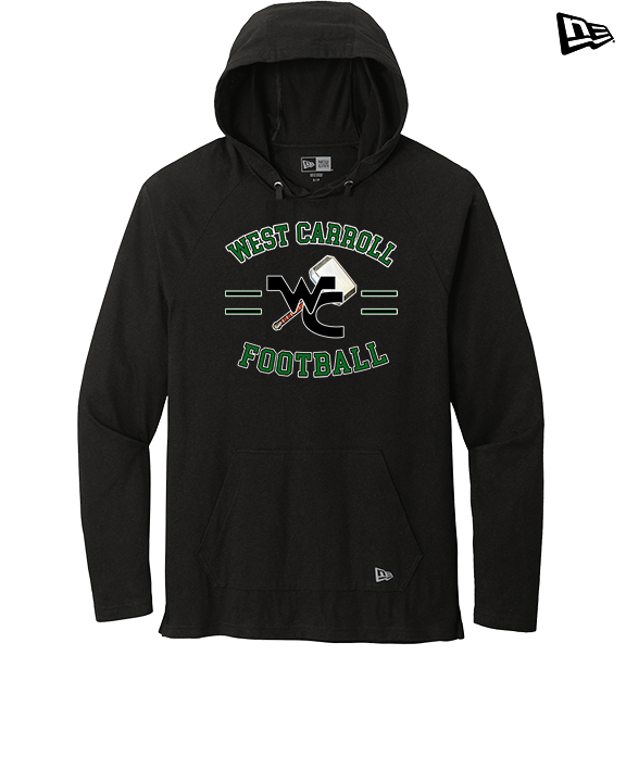 West Carroll HS Football Curve - New Era Tri-Blend Hoodie