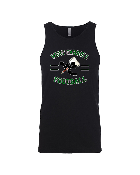 West Carroll HS Football Curve - Tank Top