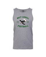 West Carroll HS Football Curve - Tank Top