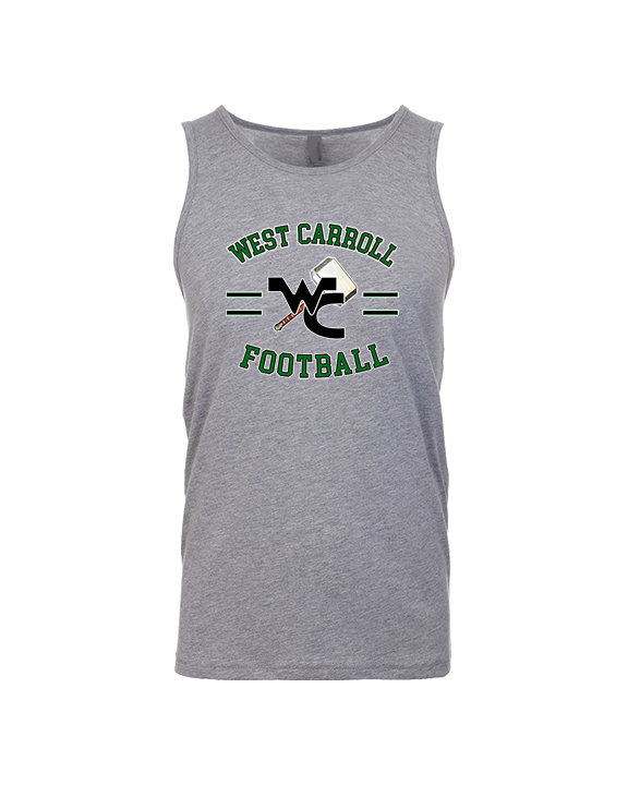 West Carroll HS Football Curve - Tank Top