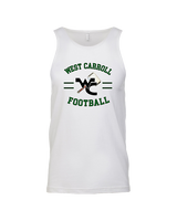 West Carroll HS Football Curve - Tank Top