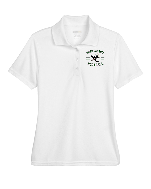 West Carroll HS Football Curve - Womens Polo