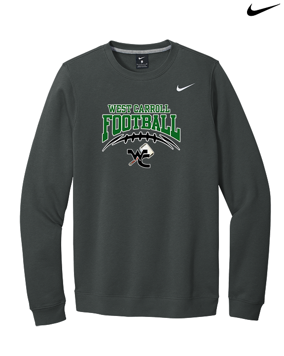 West Carroll HS Football Football - Mens Nike Crewneck