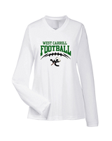 West Carroll HS Football Football - Womens Performance Longsleeve