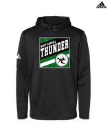 West Carroll HS Football Square - Mens Adidas Hoodie