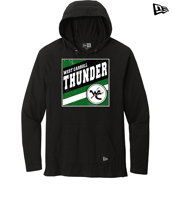 West Carroll HS Football Square - New Era Tri-Blend Hoodie
