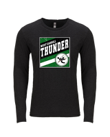 West Carroll HS Football Square - Tri-Blend Long Sleeve