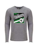 West Carroll HS Football Square - Tri-Blend Long Sleeve