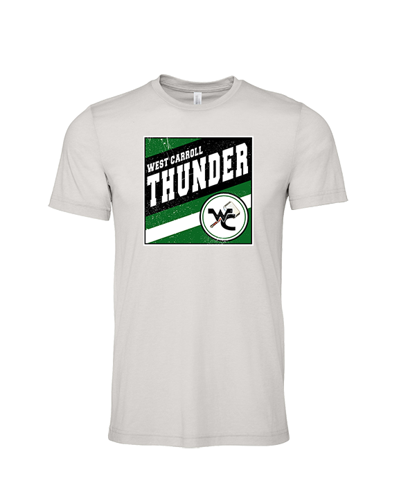 West Carroll HS Football Square - Tri-Blend Shirt
