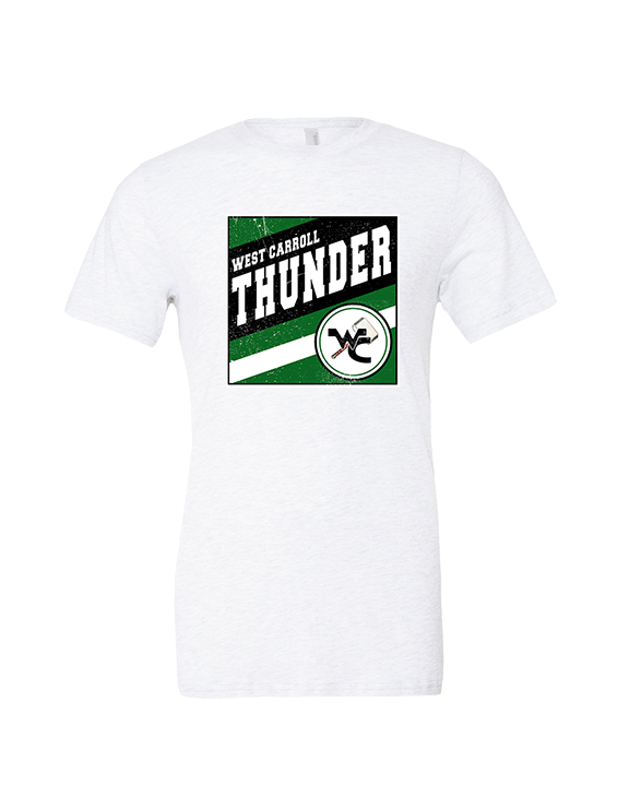 West Carroll HS Football Square - Tri-Blend Shirt