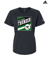 West Carroll HS Football Square - Womens Adidas Performance Shirt