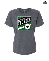 West Carroll HS Football Square - Womens Adidas Performance Shirt