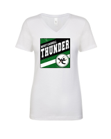 West Carroll HS Football Square - Womens Vneck