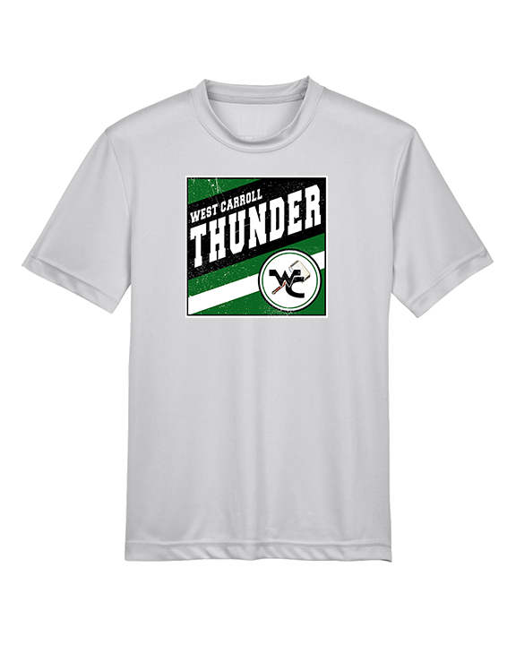 West Carroll HS Football Square - Youth Performance Shirt