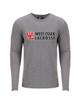 West Essex HS Boys Lacrosse Basic - Tri-Blend Long Sleeve