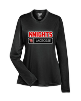 West Essex HS Boys Lacrosse Pennant - Womens Performance Longsleeve