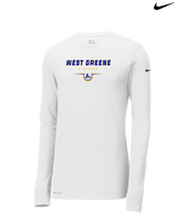 West Greene HS Football Design - Mens Nike Longsleeve