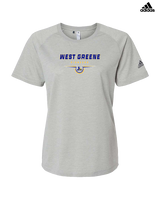 West Greene HS Football Design - Womens Adidas Performance Shirt