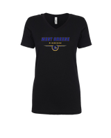 West Greene HS Football Design - Womens V-Neck