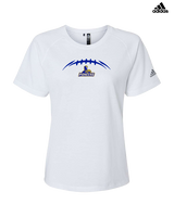 West Greene HS Football Laces - Womens Adidas Performance Shirt