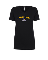 West Greene HS Football Laces - Womens Vneck