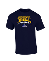 West Greene HS Football School Football - Cotton T-Shirt