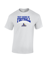 West Greene HS Football School Football - Cotton T-Shirt