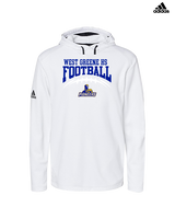 West Greene HS Football School Football - Mens Adidas Hoodie