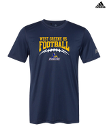 West Greene HS Football School Football - Mens Adidas Performance Shirt