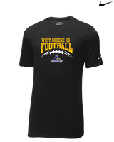 West Greene HS Football School Football - Mens Nike Cotton Poly Tee
