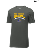 West Greene HS Football School Football - Mens Nike Cotton Poly Tee