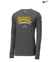 West Greene HS Football School Football - Mens Nike Longsleeve