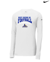 West Greene HS Football School Football - Mens Nike Longsleeve