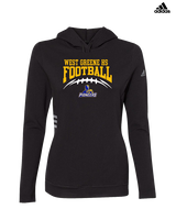 West Greene HS Football School Football - Womens Adidas Hoodie