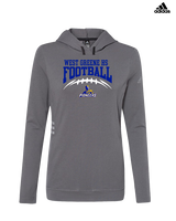 West Greene HS Football School Football - Womens Adidas Hoodie