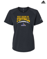 West Greene HS Football School Football - Womens Adidas Performance Shirt