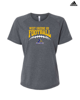 West Greene HS Football School Football - Womens Adidas Performance Shirt