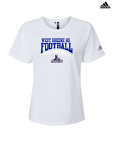 West Greene HS Football School Football - Womens Adidas Performance Shirt