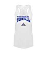 West Greene HS Football School Football - Womens Tank Top