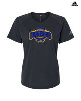 West Greene HS Football Toss - Womens Adidas Performance Shirt
