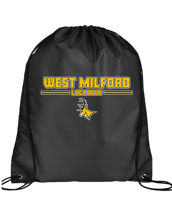 West Milford HS Lacrosse Keen - Drawstring Bag