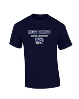 West Ranch HS Cross Country Block - Cotton T-Shirt